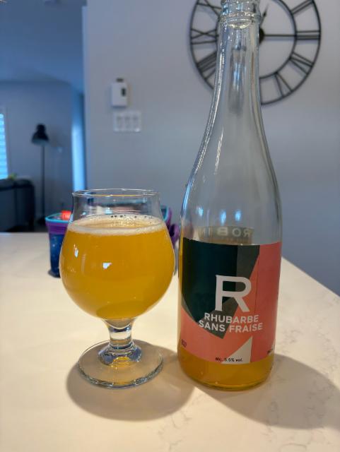 Rhubarbe Sans Fraise 5.5%, Robin - Bière Naturelle, Canada