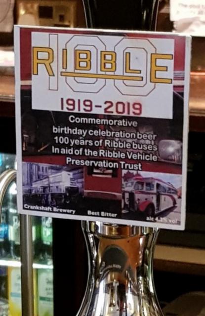 Ribble 100 4.2%, Crankshaft Brewery, England