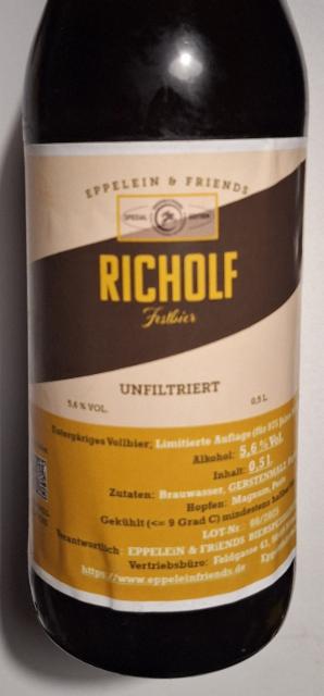 Richolf 5.6%, Eppelein & Friends Craft Bier Manufaktur, Germany