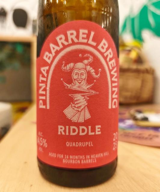 Riddle 14.5%, Pinta Barrel Brewing, Poland