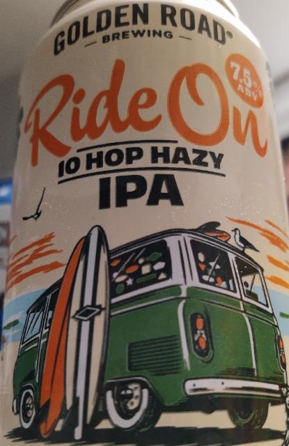 Ride on 10 Hop Hazy IPA 7.5%, Golden Road Brewing (AB InBev), United States