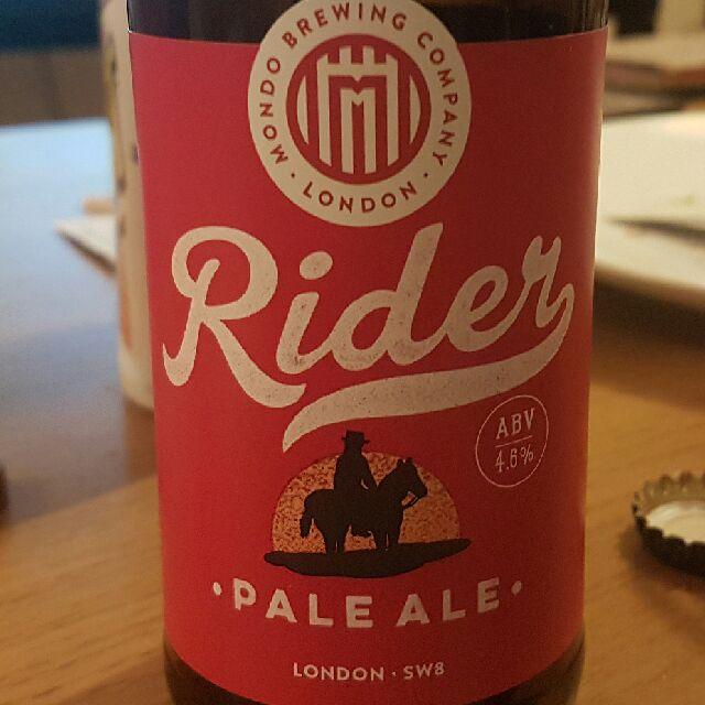 Rider 4.6%, Mondo Brewing Company, England