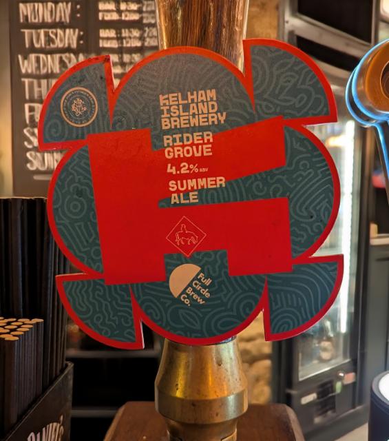 Rider Grove 4.2%, Kelham Island Brewery, England