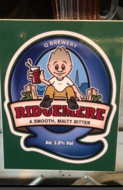 Ridgemere 3.8%, Q Brewery, England