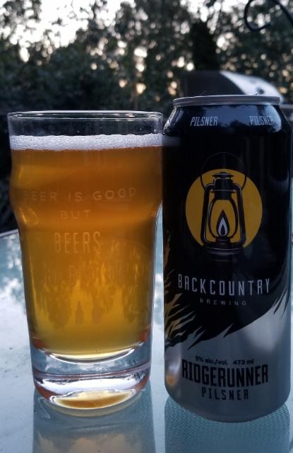 Ridgerunner 5.0%, Backcountry Brewing, Canada