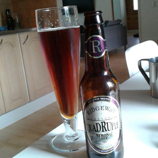 Ridgeway Quadruple Strong Ale 12.0%, Ridgeway Brewing, England