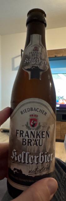 Riedbacher Kellerbier naturtrüb 5.2%, Franken Bräu Riedbach, Germany