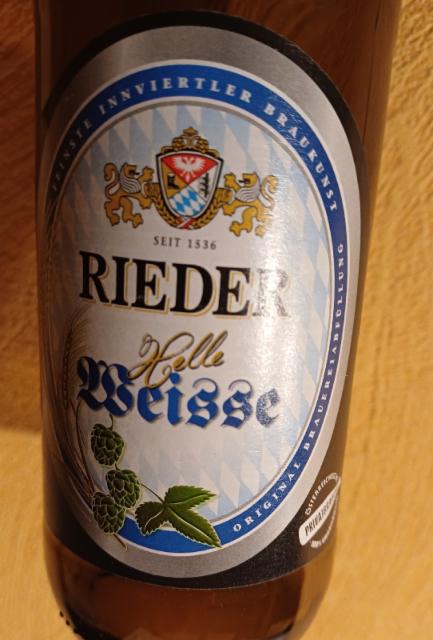 Rieder helle Weisse 5.0%, Brauerei Ried, Austria