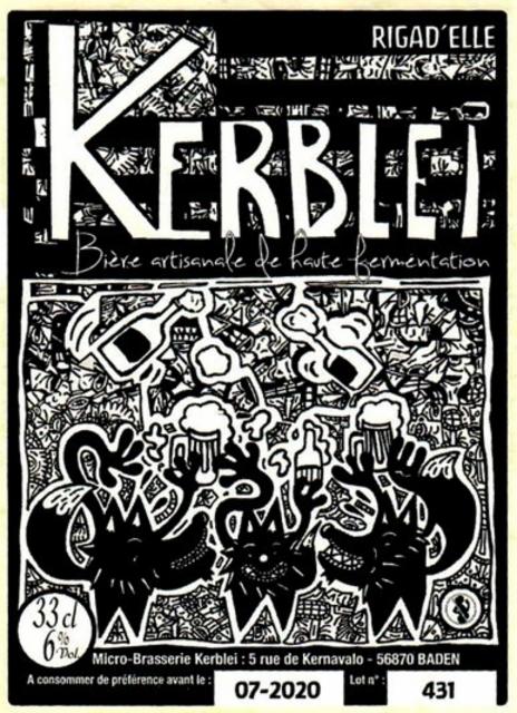 Rigad'Elle 6.0%, Brasserie Kerblei, France