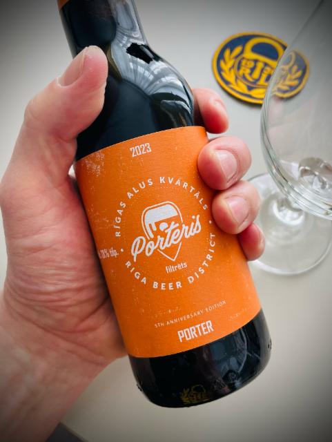 Rīgas Alus Kvartāls Porteris 2023 7.8%, Valmiermuižas Alus, Latvia