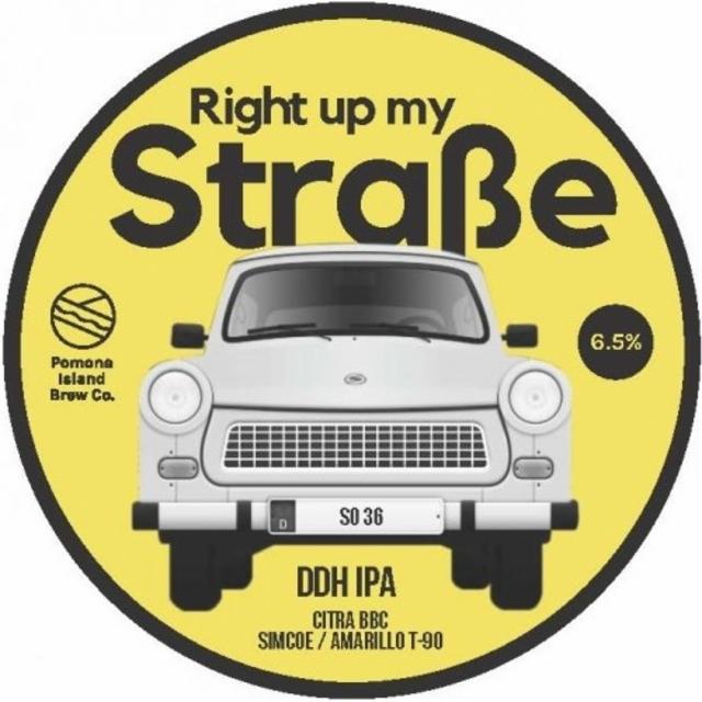 Right Up My Strabe 6.5%, Pomona Island Brew Co, England