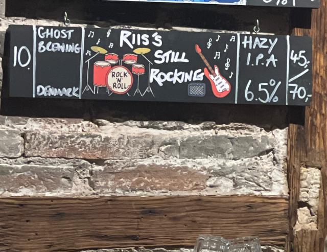 Riis's still rocking 6.5%, Ghost Brewing, Denmark