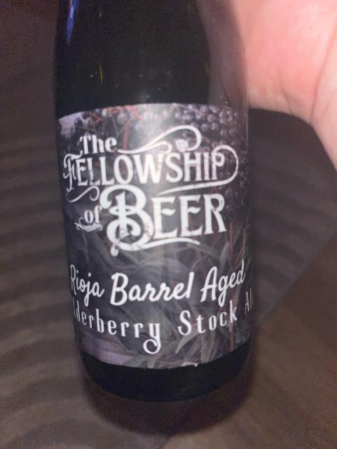Rioja Barrel Aged Elderberry Stock Ale 7.5%, The Steam Machine Brewing Co., England
