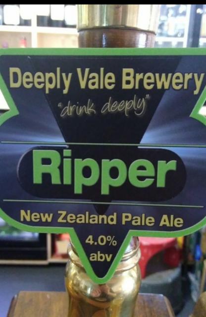 Ripper 4.0%, Deeply Vale Brewery, England