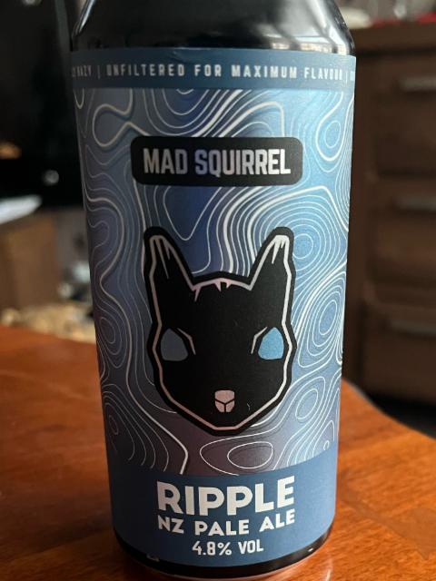 Ripple 4.8%, Mad Squirrel Brewing, England