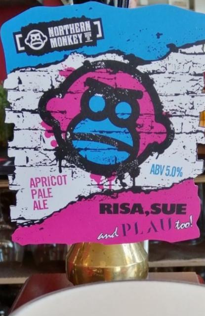 Risa, Sue And Plau Too! 5.0%, Northern Monkey Brew Co., England