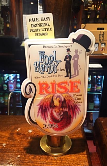 Rise From The Ashes 3.9%, Fool Hardy Ales, England
