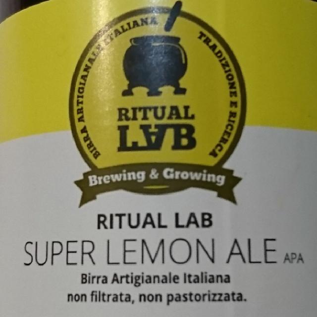 Super Lemon Ale 5.3%, Ritual Lab, Italy