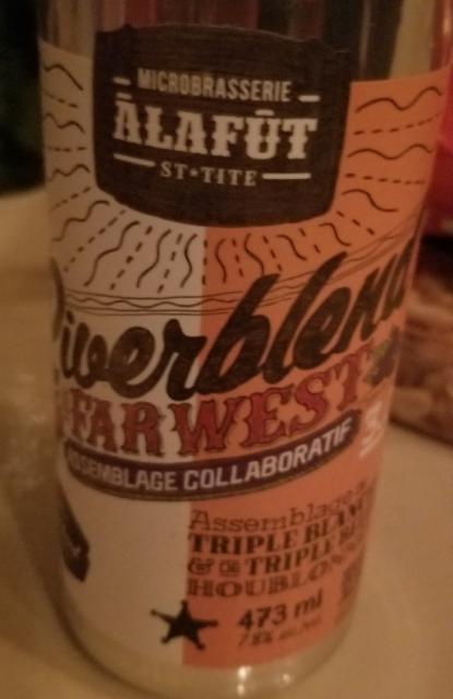 riverblend far west 7.8%, Microbrasserie À La Fût, Canada