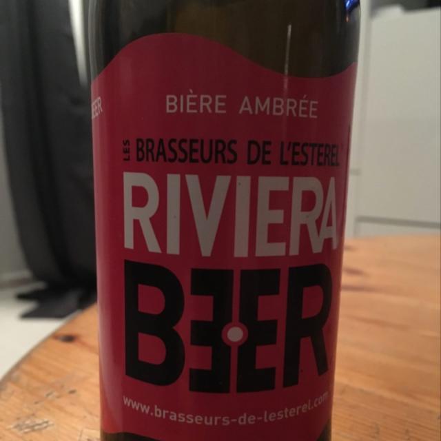 Riviera Beer Ambrée 7.0%, Les Brasseurs De L'Esterel (Riviera Beer), France