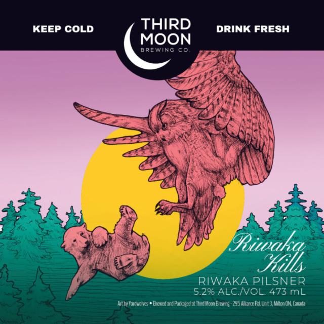 Riwaka kills 5.2%, Third Moon Brewing Company, Canada