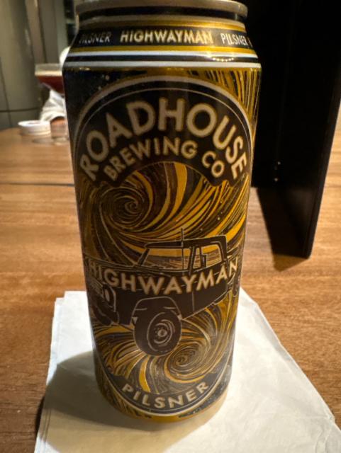 Roadhouse Highwayman Pilsener, Roadhouse Brewing Company