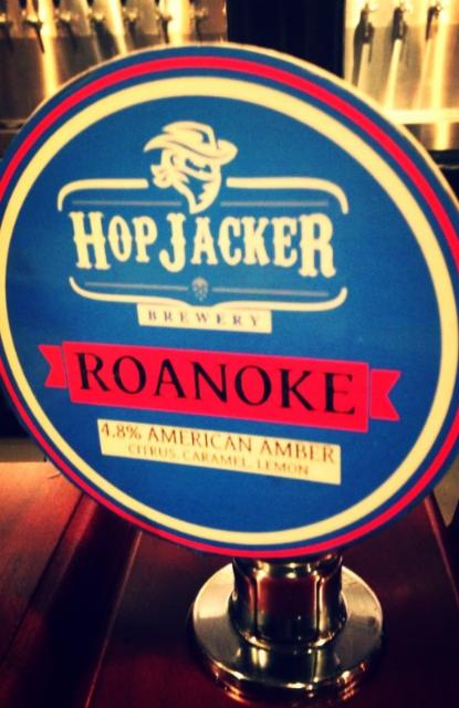 Roanoke 4.8%, Hopjacker Brewery Ltd, England