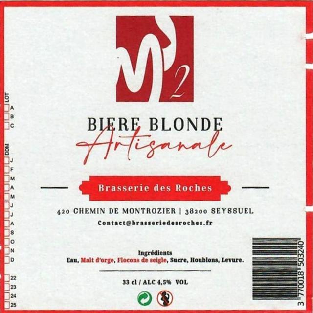 Roches Blonde, Brasserie Des Roches