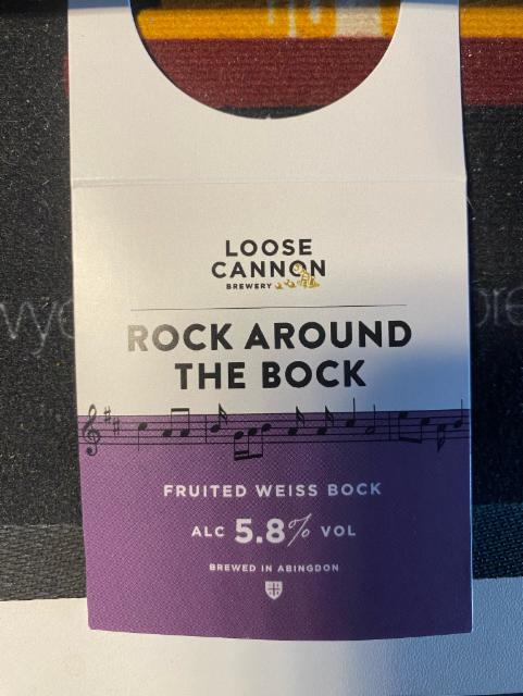 Rock Around The Bock 5.8%, Loose Cannon Brewery, England