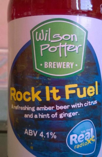 Rock It Fuel 4.1%, Wilson Potter Brewery, England