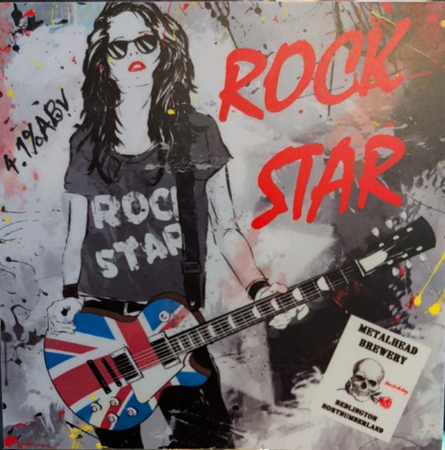 Rock Star 4.3%, Metalhead Brewery UK, England