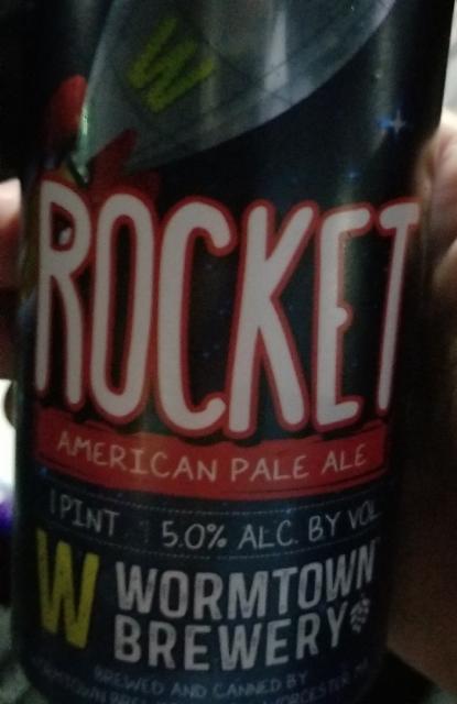 Rocket 5.0%, Wormtown Brewery, United States