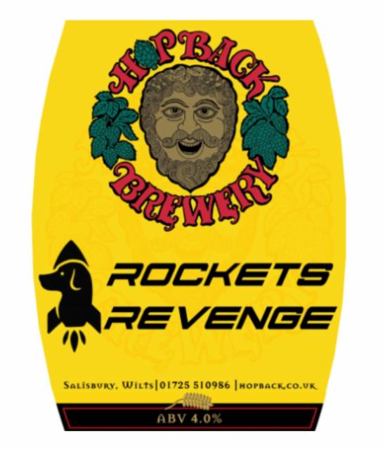 Rocket's Revenge 4.0%, Hop Back Brewery, England