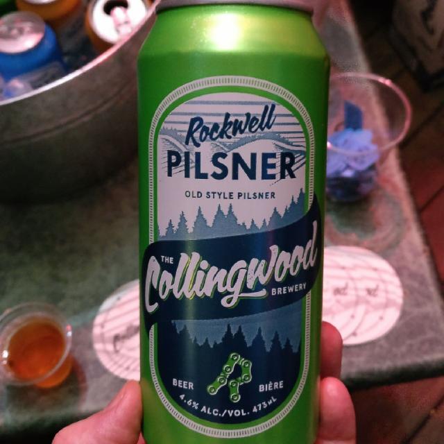 Rockwell Pilsner 4.6%, The Collingwood Brewery, Canada