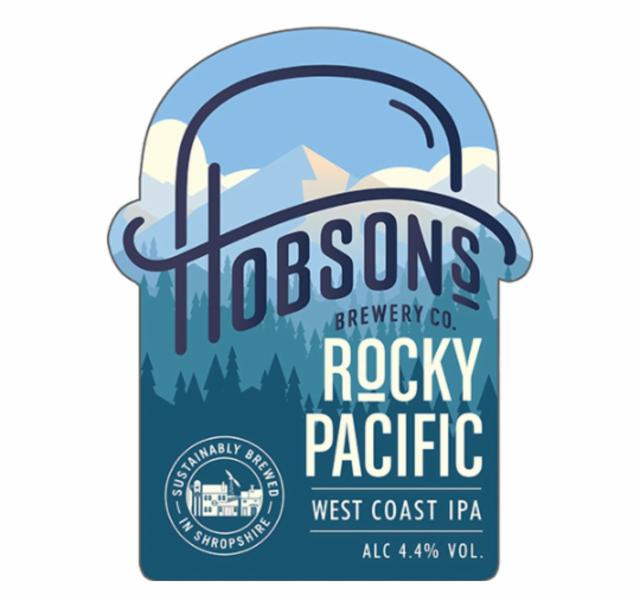 Rocky Pacific 4.4%, Hobsons Brewery, England