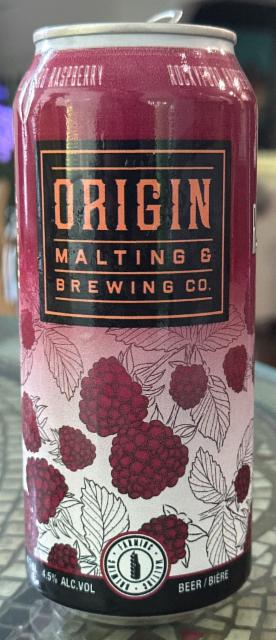 Rockyford Raspberry 4.5%, Original Malting & Brewing Co., Canada