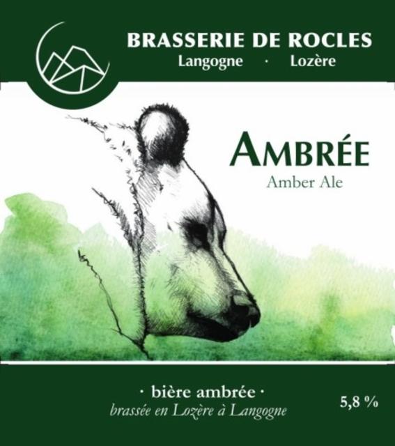 Rocles Ambrée 6.0%, Brasserie De Rocles, France