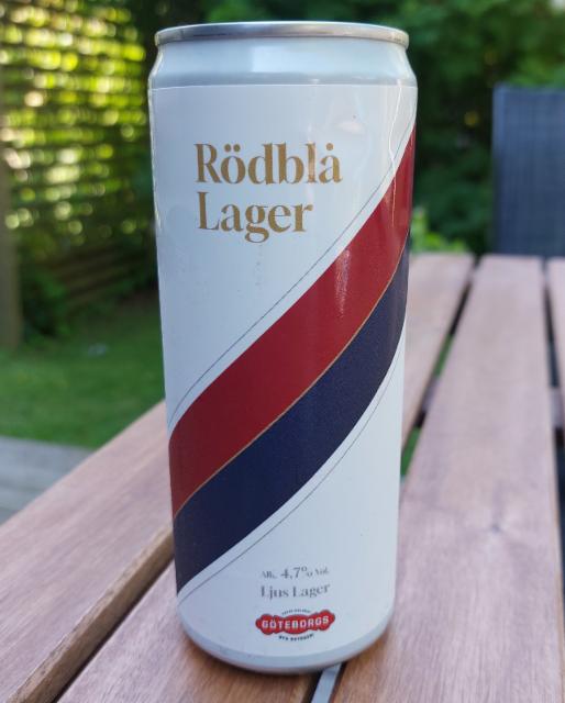 Rödblå Lager 4.7%, Göteborgs Nya Bryggeri, Sweden