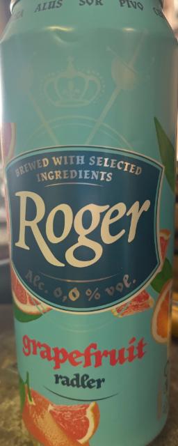 Roger Grapefruit radler 0.0%, Van Pur S.A, Poland