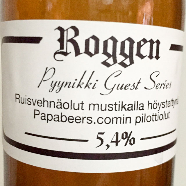 Roggen 5.4%, Pyynikin Brewing Company, Finland