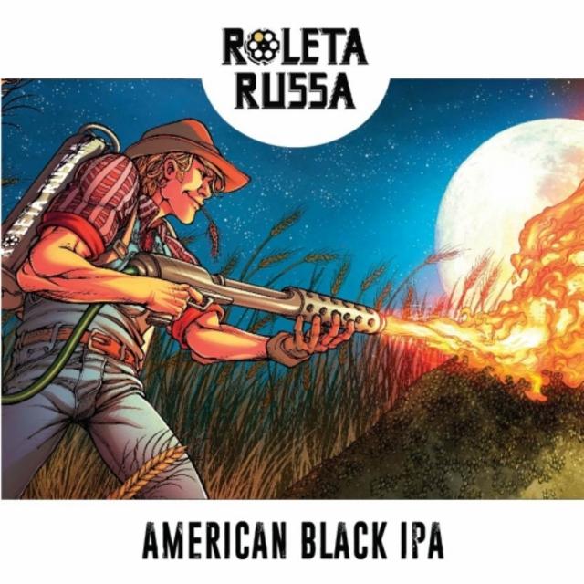 Roleta Russa American Black IPA 6.9%, Cervejaria Imigração, Brazil