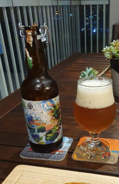 roleta russa session ipa 4.0%, Cervejaria Imigração, Brazil