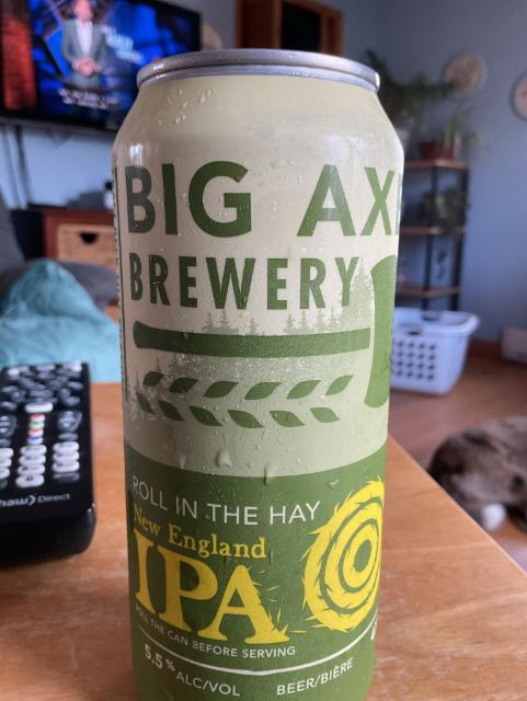 Roll in the Hay New England IPA, Big Axe Brewery