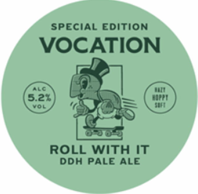 Roll With It 5.2%, Vocation Brewery, England