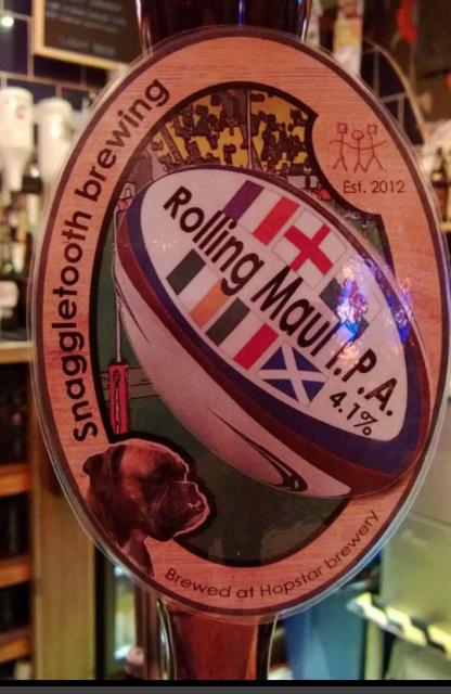 Rolling Maul 4.1%, Snaggletooth Brewing, England