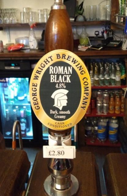 Roman Black 4.8%, George Wright Brewing Company, England