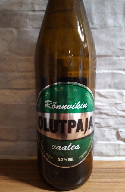 Rönnvikin Vaalea 5,2%, Olutpaja, Finland