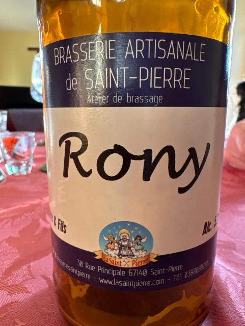 Rony 5.2%, Brasserie La Saint-Pierre, France