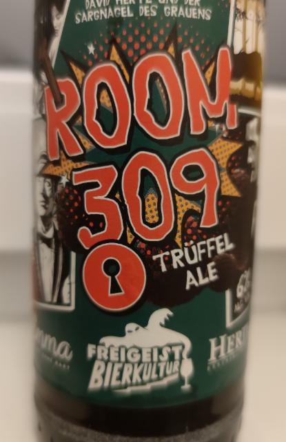 Room 309 Trüffel Ale 6.0%, Freigeist Bierkultur, Germany