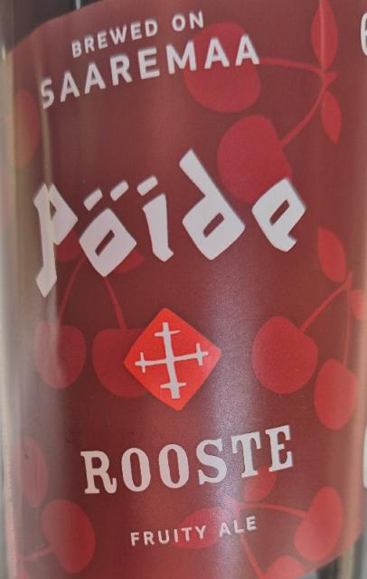 Rooste 6.0%, Pöide Pruulikoda, Estonia